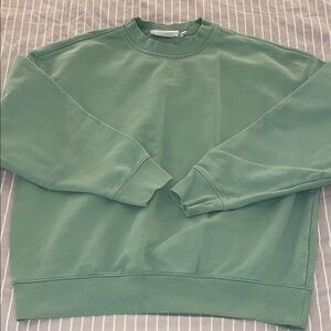 H&M Sage Green Crewneck Sweater